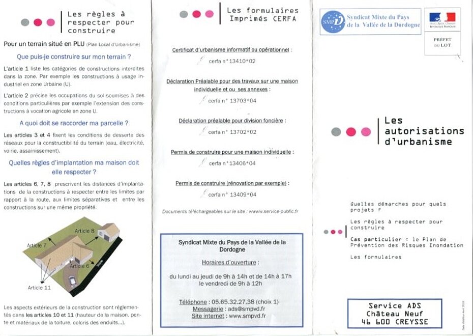 Autorisation d'urbanisme 1ère partie