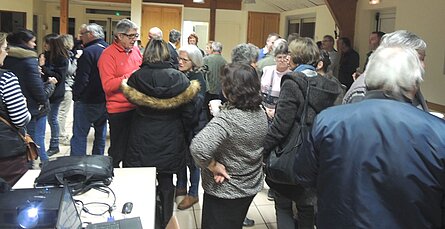Pendant le moment de convivialité