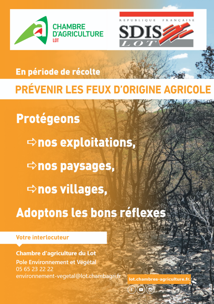 Image sur la prévention des feux dans l'agriculture