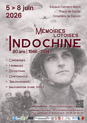 Affiche commémorant la guerre d'indochine