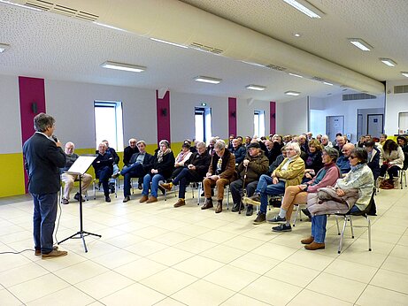 Assemblée pour les voeux du maire