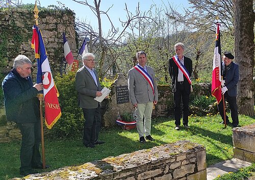 Photo commémoration 19 03 2026 à l'Hôpital St-Jean