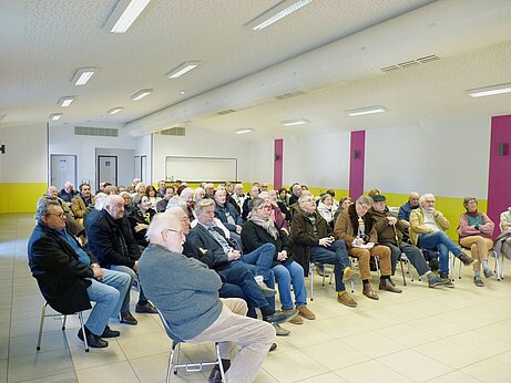 Assemblée pour les voeux du maire