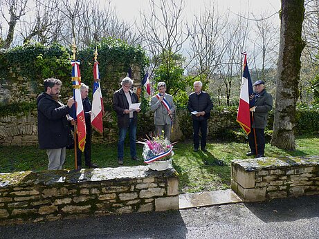 Commémoration 19 03 1962 à L'Hôpital St-Jean