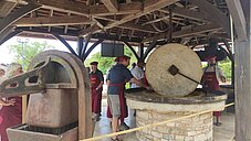 Le moulon d'Antoine en fonctionnement