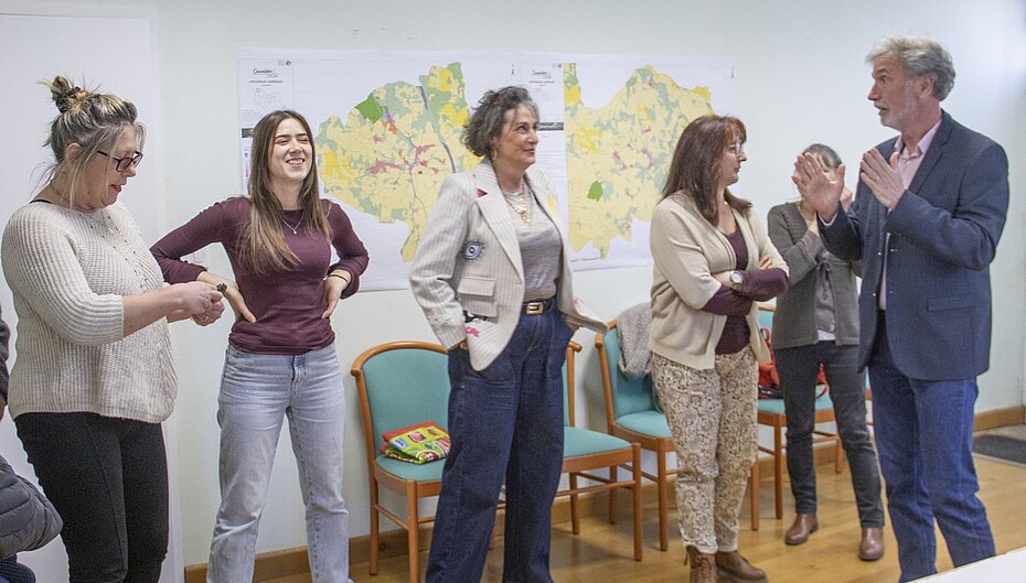 Photo départ à la retraite d'Anne Beigné