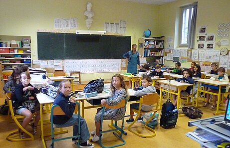 La classe à Sarrazac